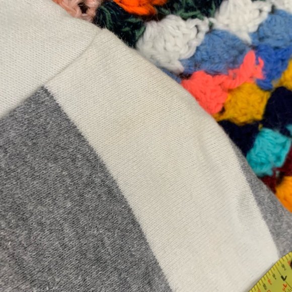 Y2K Gap Oversized Horizontal Striped Boyfriend Henley Long Sleeve Pullov… - Picture 13 of 16